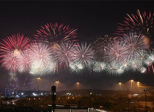 诸暨市焰火晚会